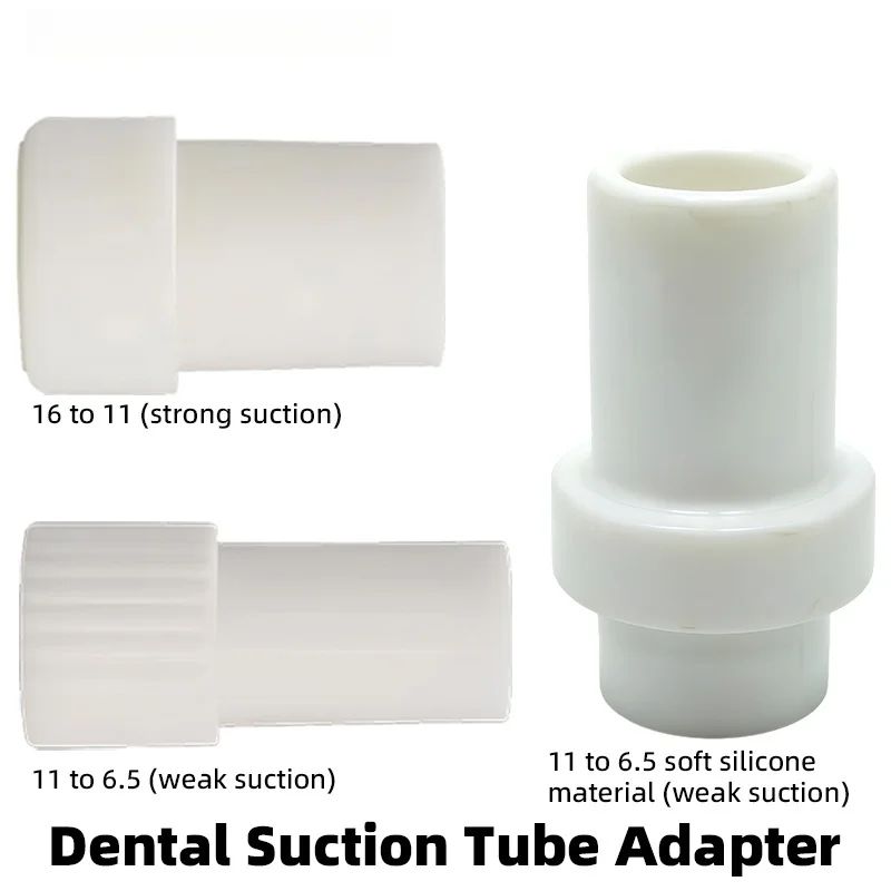 10Pcs Dental High- and Low-Suction Accessories, Silicone Suction Tips, Oral Instrument Saliva Swivel Connectors