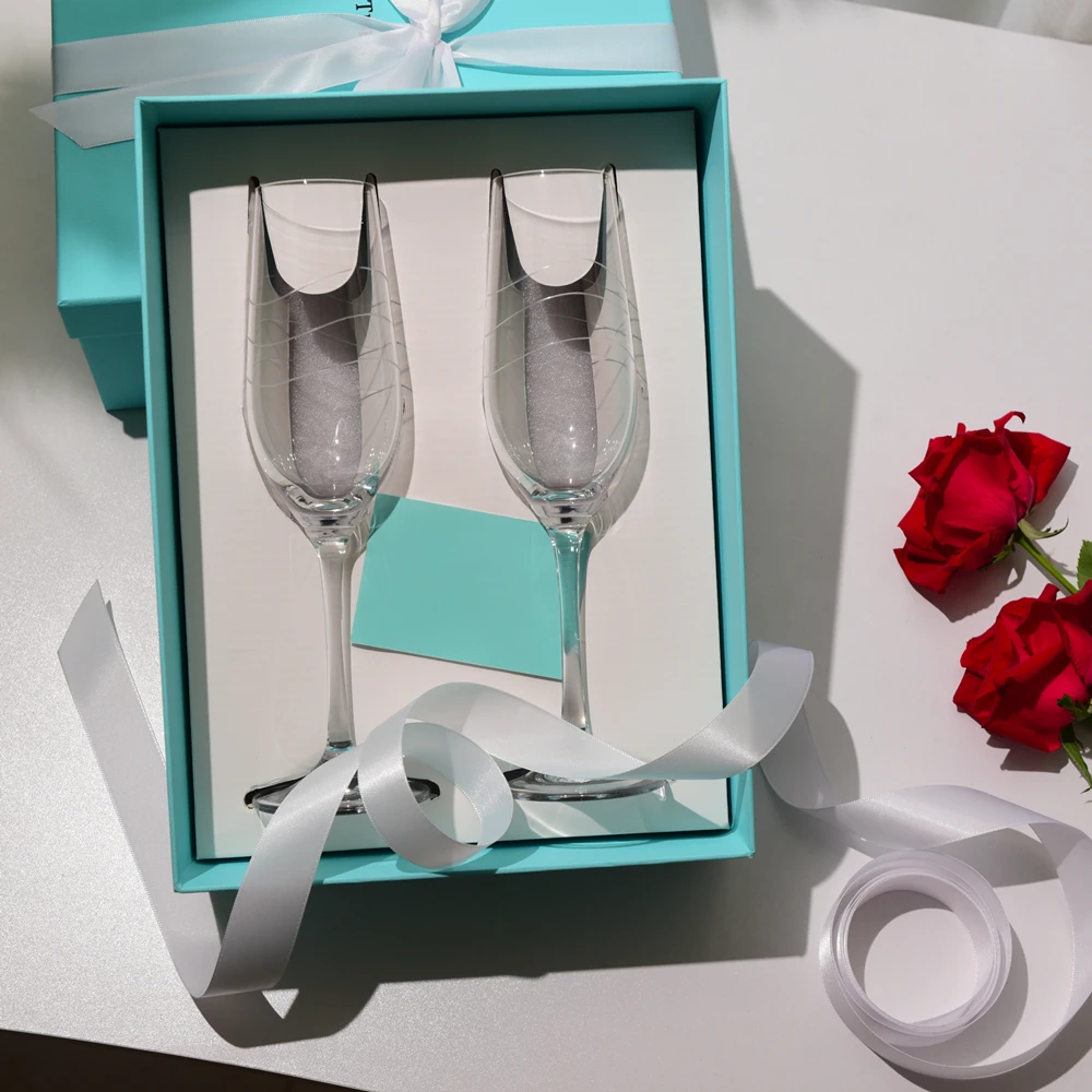 Champagne Cup to cup wedding gift engagement hand gift birthday red wine cup gift set cocktail glass  cocktail glass