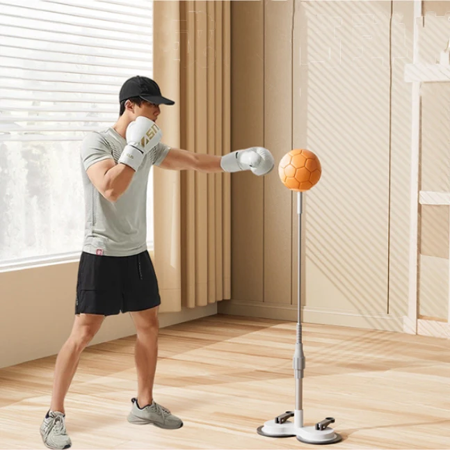 

2025 Adjustable Boxing Speed Ball Punching Bag with Gloves Suction Cup Base Boxing Speed Ball