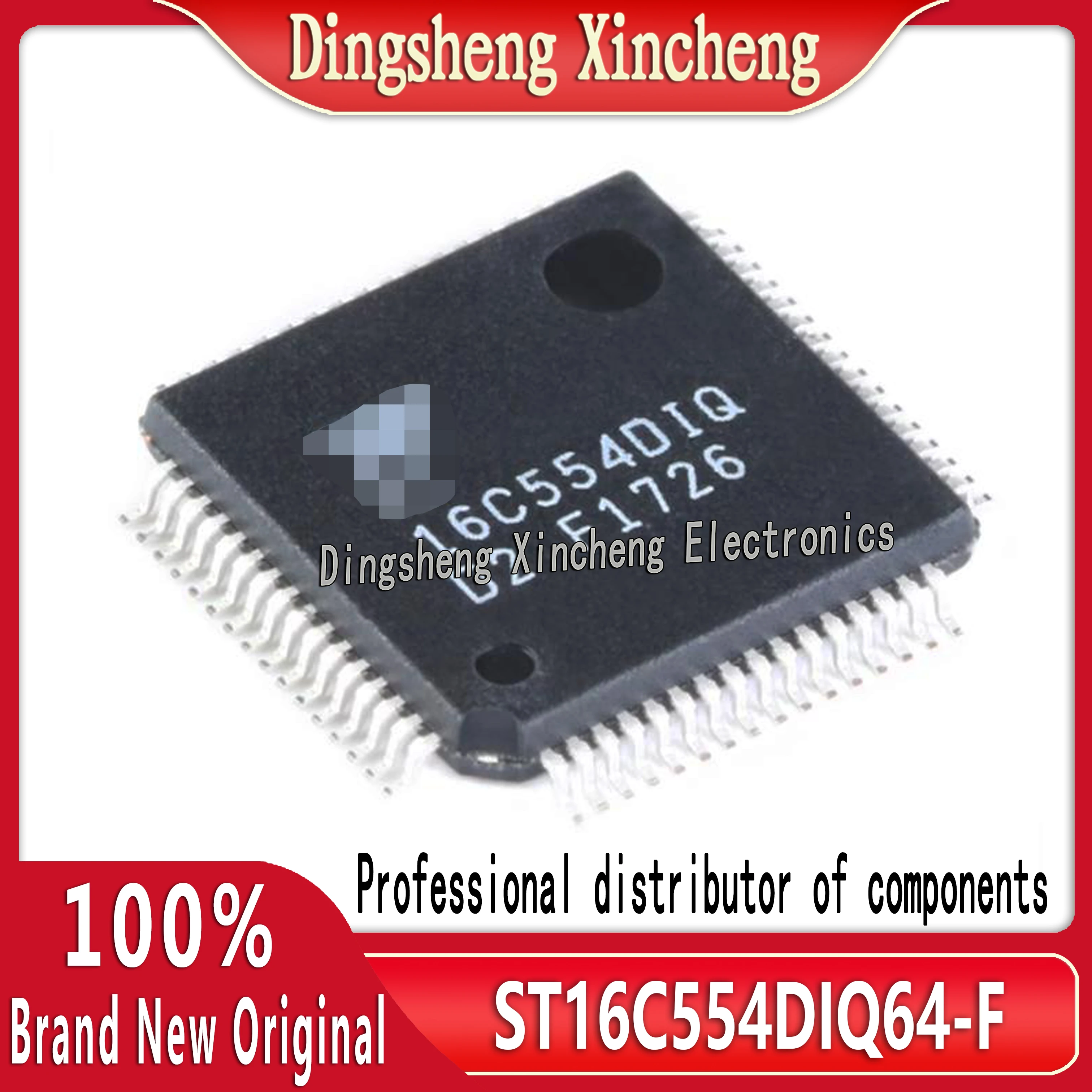 New original ST16C554DIQ64-F LQFP-64 interface chip IC integrated circuit