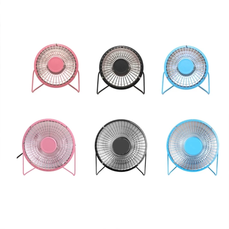 220V Heater Portable Desktop Fan Heater Tube Heating Warm Air Blower Home Office Warmer for Winter