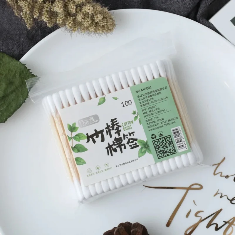 100pcs Double Head Cotton Swab Dust Removal Cleaning Tool For LCD Screen Motherboard Phone Repair #2