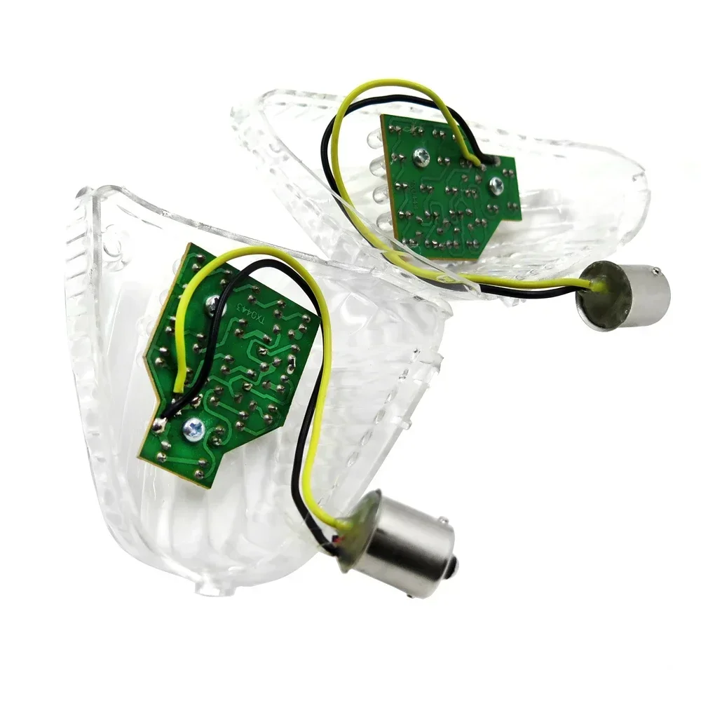 Motorcycle Rear Turn Signal Len Cover w/ LED Light For Suzuki 2008-2009 GSXR600/GSXR750,2007-2008 GSXR1000