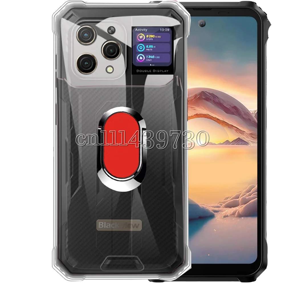 Ring Holder Case For Blackview BL8000 5G Soft TPU Kickstand Cover For Blackview BL8000 Case Slim shockproof
