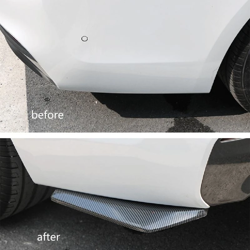 Car Rear Bumper for Protection Strip Self-adhesive Rubber Buffer Pads Anti-scrat