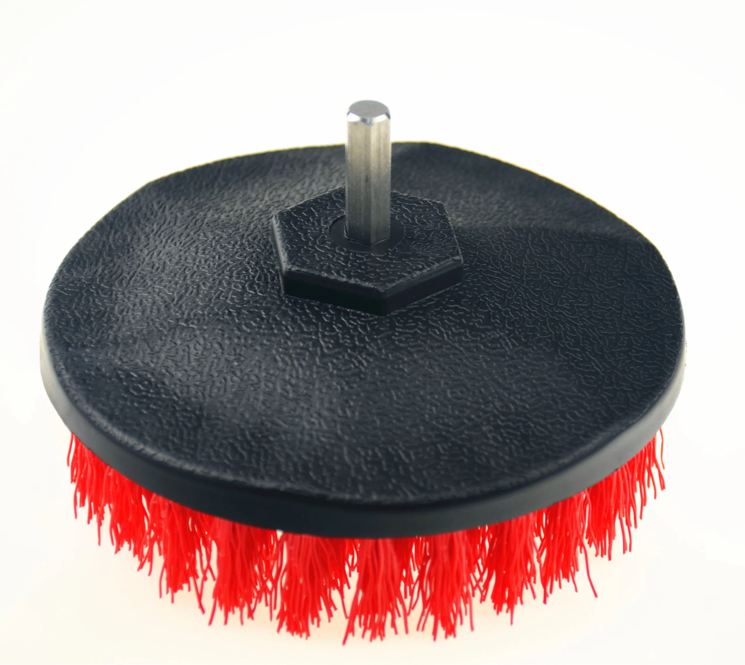 

108pcs Packing Red Color Heavy Duty Stiff Bristle Car Detailing Tyre Wheel Cleaning 5" Drill Brush