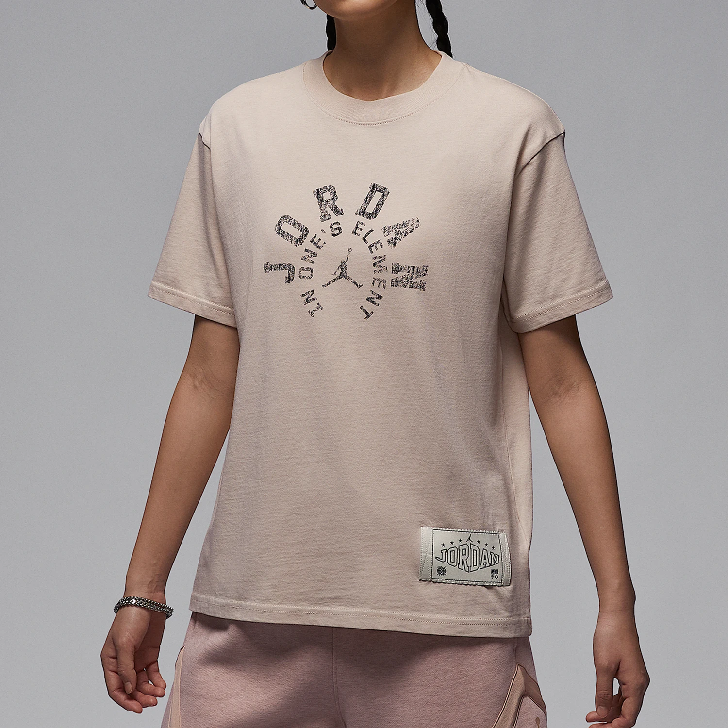 

Оригинальная женская дышащая повседневная прочная спортивная футболка Nike Jordan с принтом HV1273-140