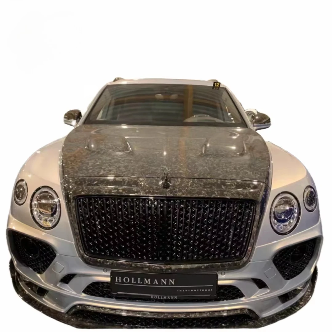 

2025 new High Quality Carbon Fiber Front Bumper Car Bonnet Cover for Bentley Bentayga Auto Engine Hoods Accessories
