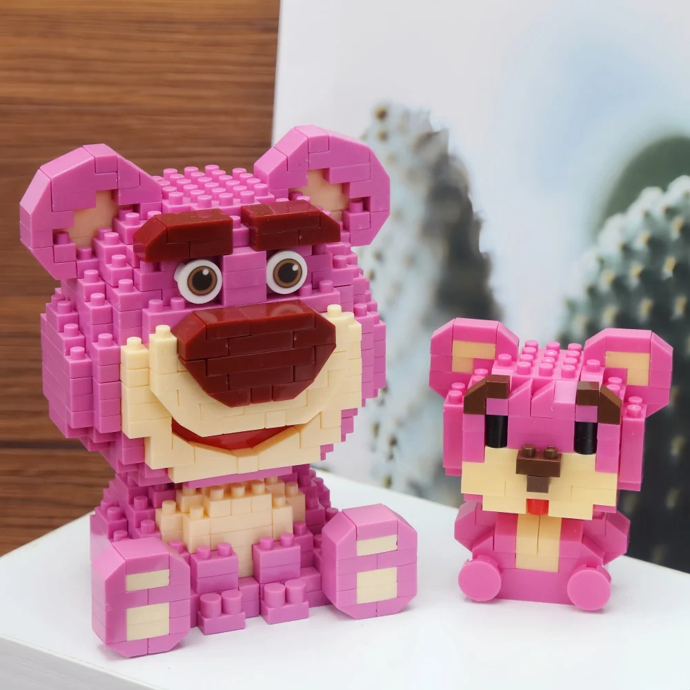 Disney 108 Style LinaBell Building Blocks Nick Princess Judy Cartoon Figures Lotso Bricks Children\'s Assembly Toys Model Gift
