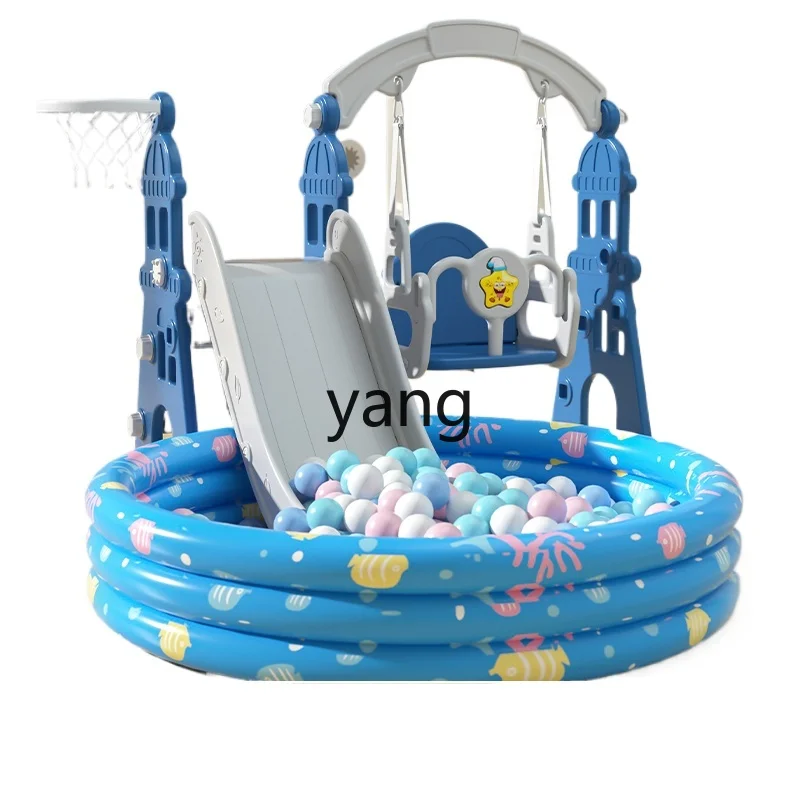 CX Children with Plastic Slide Swing Two-in-One Baby Children 2 to 10 Years Old Baby Indoor and Outdoor Home