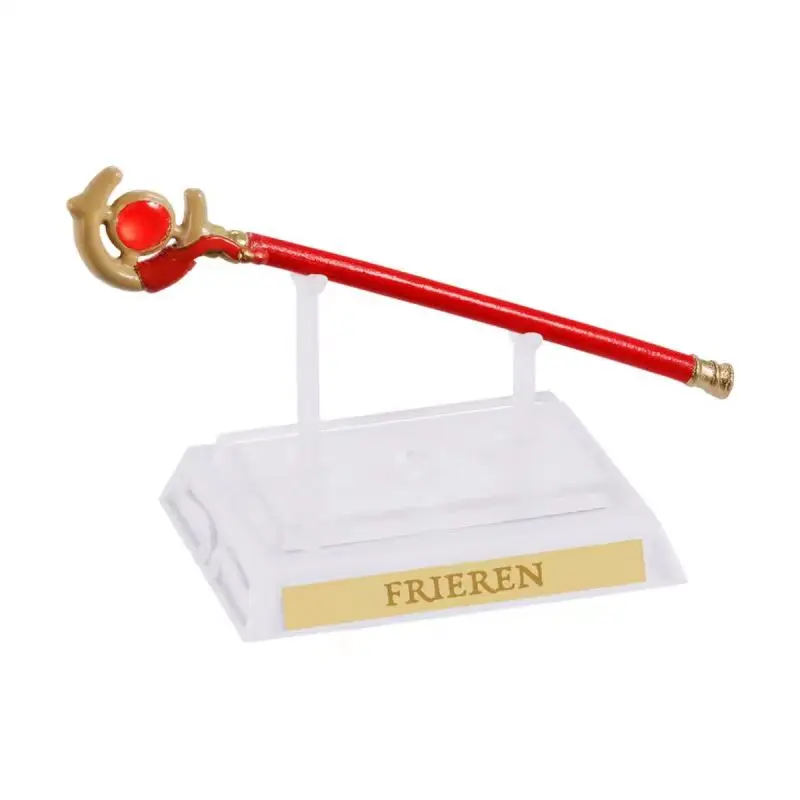 Oficial BANDAI Gashapon, Frieren: Além do fim da jornada, adereços de armas, espada Simmel, fonrônico, enfeites de mesa em PVC, brinquedo