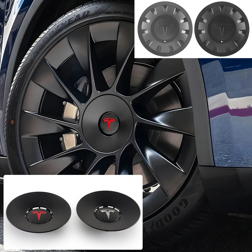 

Автомобильные центральные колпаки из алюминиевого сплава, автомобильные аксессуары для Tesla Model Y 20/21 дюймов 2021-2023 OEM 1188236-00-A 1188233-11-A