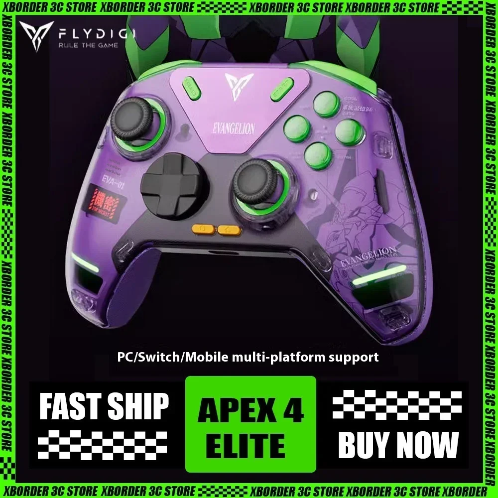 

Flydigi Apex 4 Elite Gaming Gamepad Bluetooth Game Controller Suitable Gamepads For Nintendo Switch,Pc,Xbox,Steam Game Man Gifts