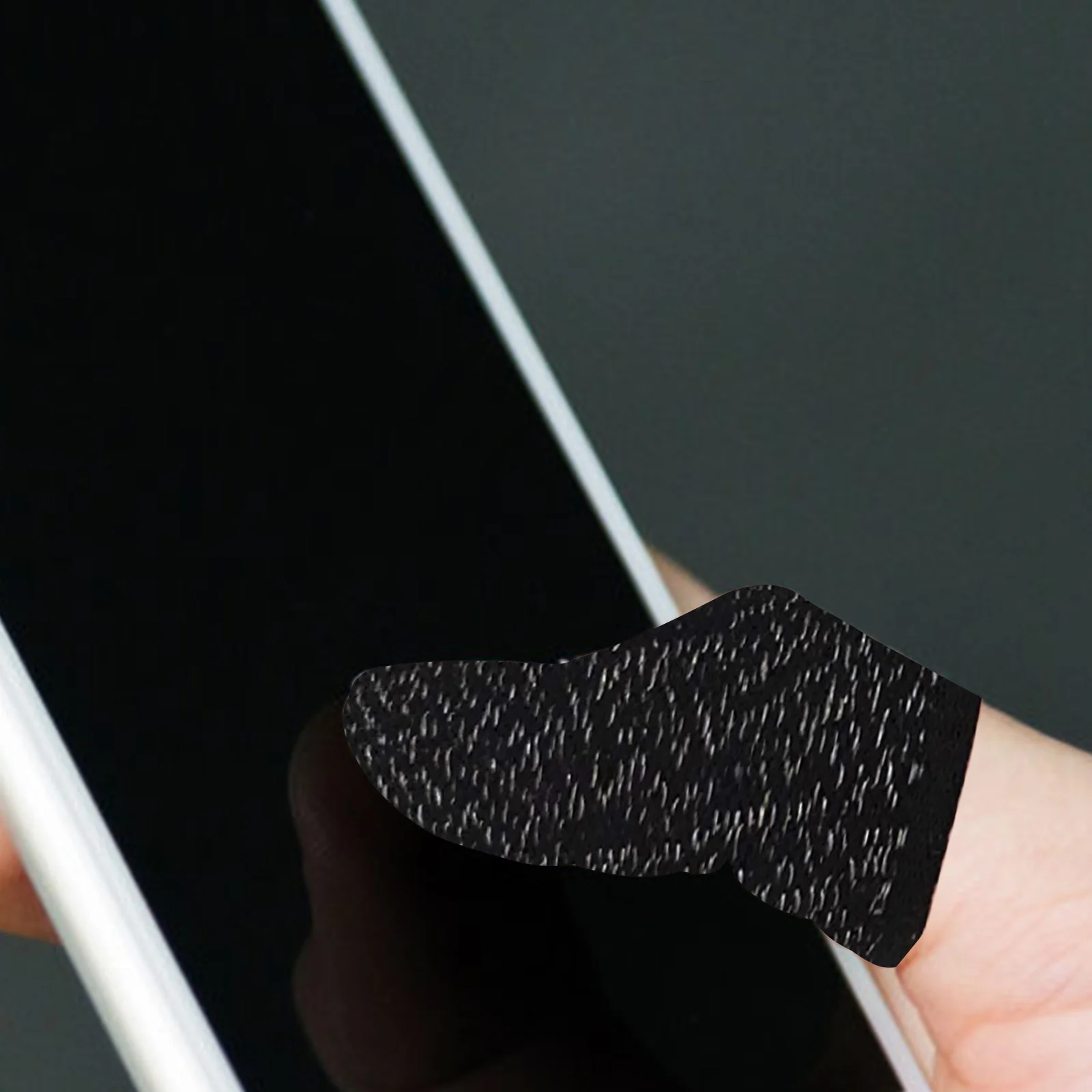 

10 Pairs Anti slip Finger Sleeve Sweat resistant Stall Game Accessory Breathable Elastic Design Fits Sizes Nylon Silver Fiber