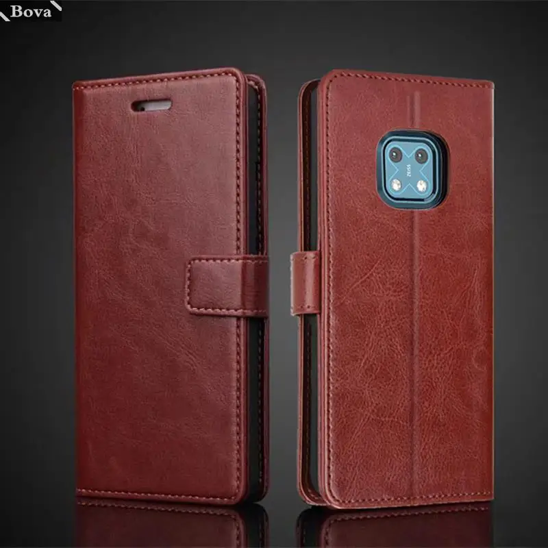 Card Holder Pu Leather Cover Case for Nokia XR20 XR 20 Flip Cover Retro Wallet Bag Fitted Case Business Fundas Coque