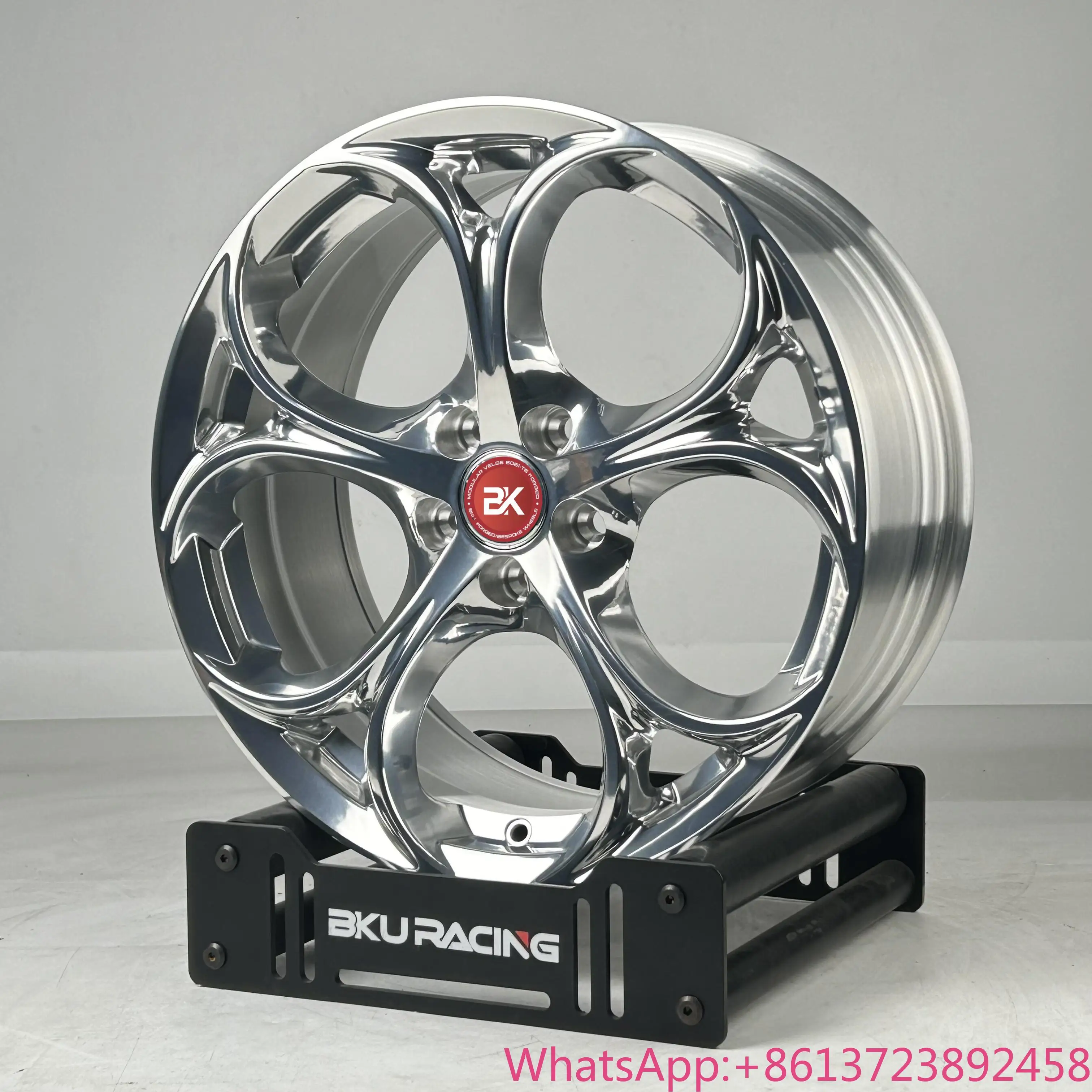 

BKU Forged 5x110 Wheels 19 20 21 inch Rims Alloy Full Polished Passenger Car Wheels For Alfa Romeo Giulia 159 Stelvio Giulietta