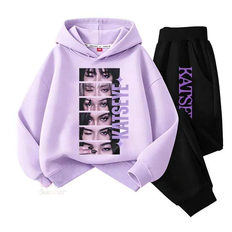 katseye katseye Kpop Clothes Kids Spring Autumn Hoodie Pants 2pcs Set Baby Girls Outfits Teenager Boy Pullover Tracksuit Children's Sets - Aliexpress Deal