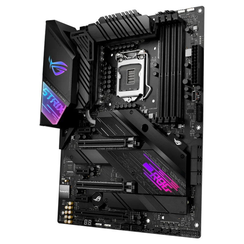 اللوحة الأم ASUS ROG STRIX Z490-E GAMING LGA 1200 (Intel 10th Gen) Intel Z490 (WiFi 6) SATA 6 جيجابايت/ثانية ATX Intel