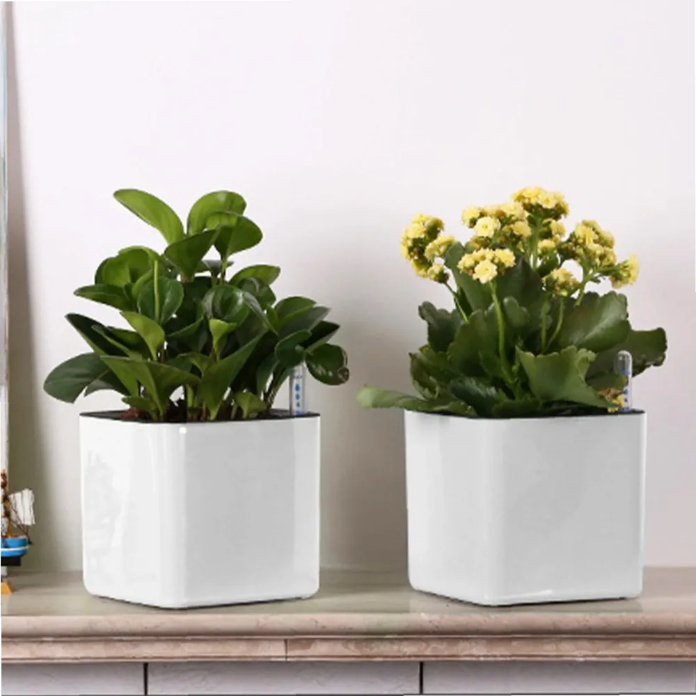 Self-Watering Planter Pots with Water Level Meter Pots Self-Absorbent Planter Plant Pot Plant