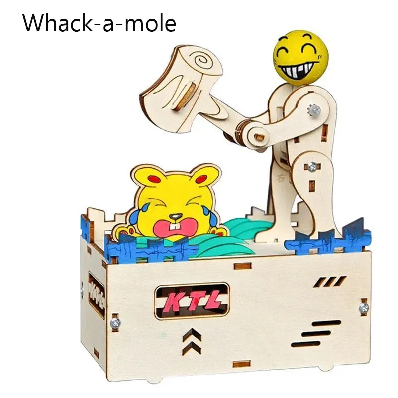 DIY trap for mice  Wood Model Teaching Learning Stem Project Kit for Science Experiment Education Toy Wooden Assemble Kit