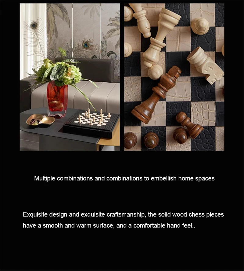 شطرنج جلد التمساح العليا، هدايا الأعمال، شطرنج خشبي، شطرنج درج الفارس الألماني، لعبة لوحة التخييم في الهواء الطلق، لعبة الشطرنج