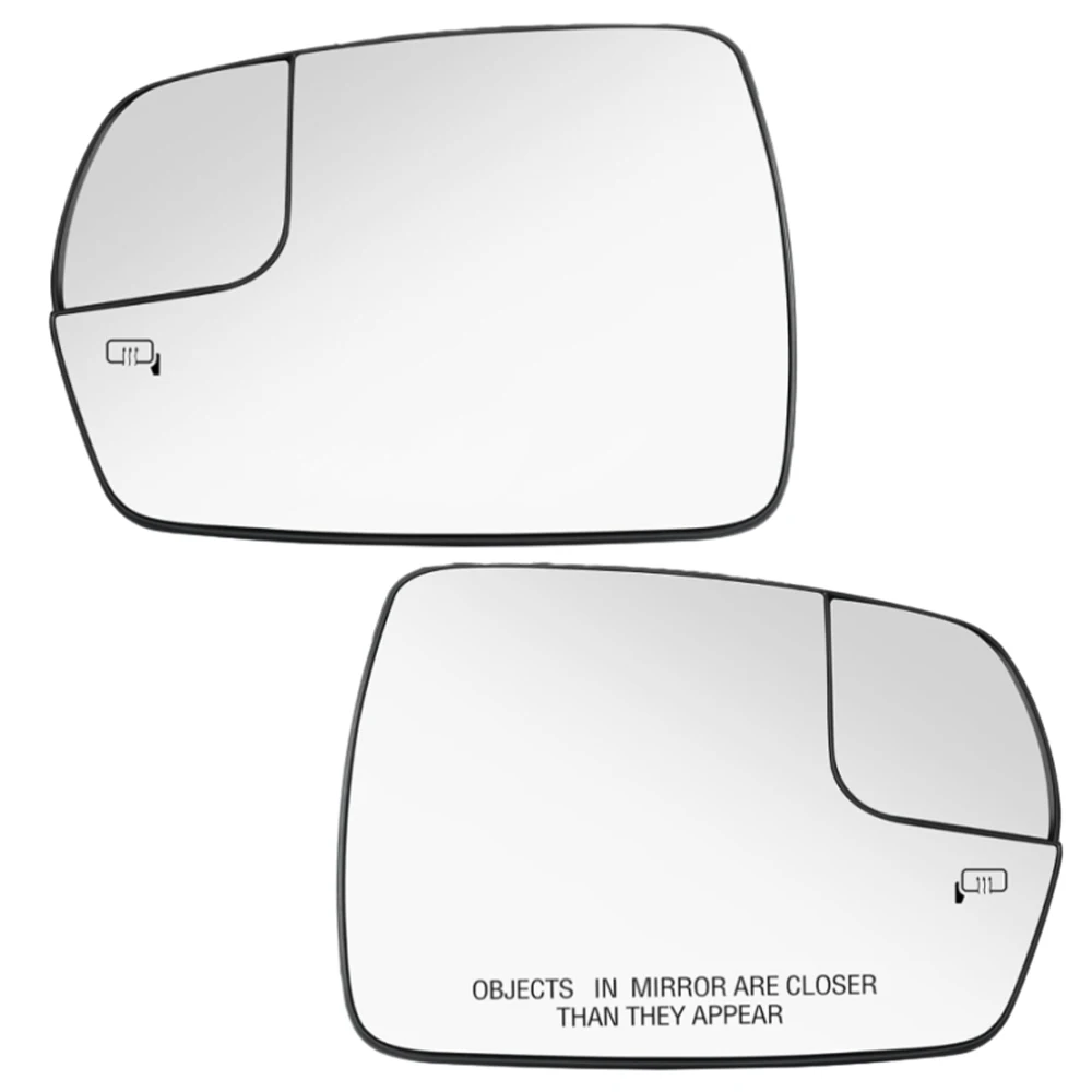 Heated Rearview Side Mirror Glass Door Wing Mirrors Left Right for Ford Edge 2015 2016 2017 2018 LHD FT4Z17K707G FT4Z17K707H