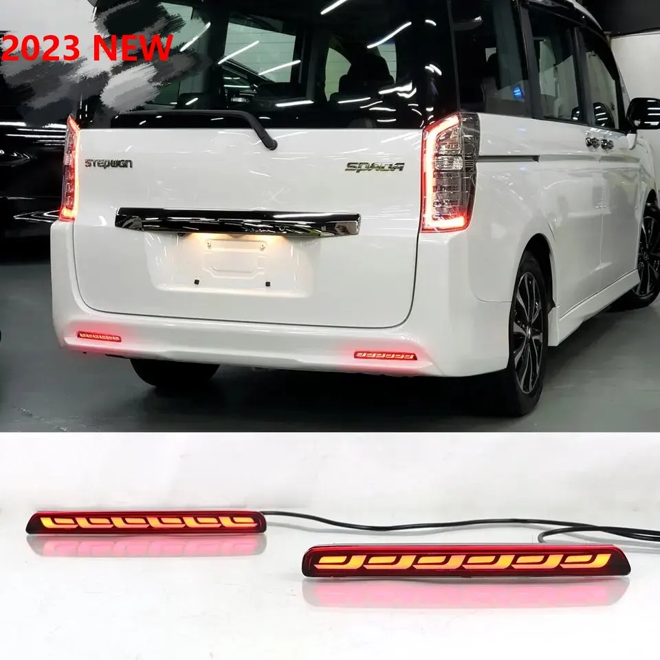 

Led Rear Bumper Light for Honda Stepwagn 2022 2023 CRV Tail Lamp with Dynamic Turn Signal Brake Reflector Light Step WGN
