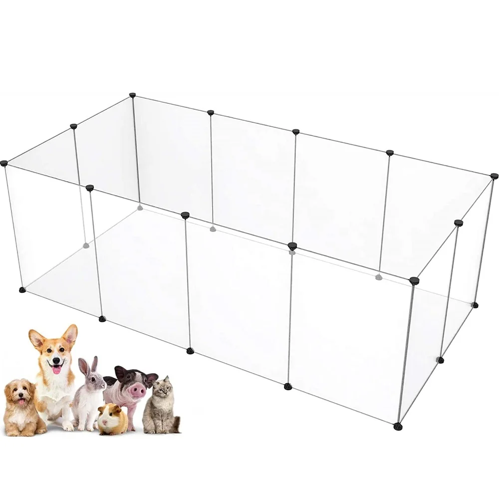 Pet Playpen,Portable Small Animals Playpen, Pet Fence Yard Fence for Puppy,Bunny,Guinea Pigs,Mice,Hamsters,Hedgehogs,Turtles