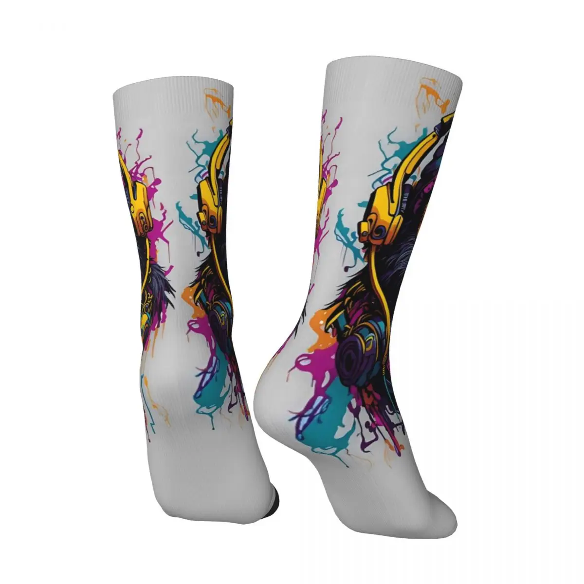 الهيب هوب القرد جوارب الرسم الرجعية الجوارب الشتاء المضادة للانزلاق الجوارب للجنسين الرجال في الهواء الطلق جوارب ناعمة