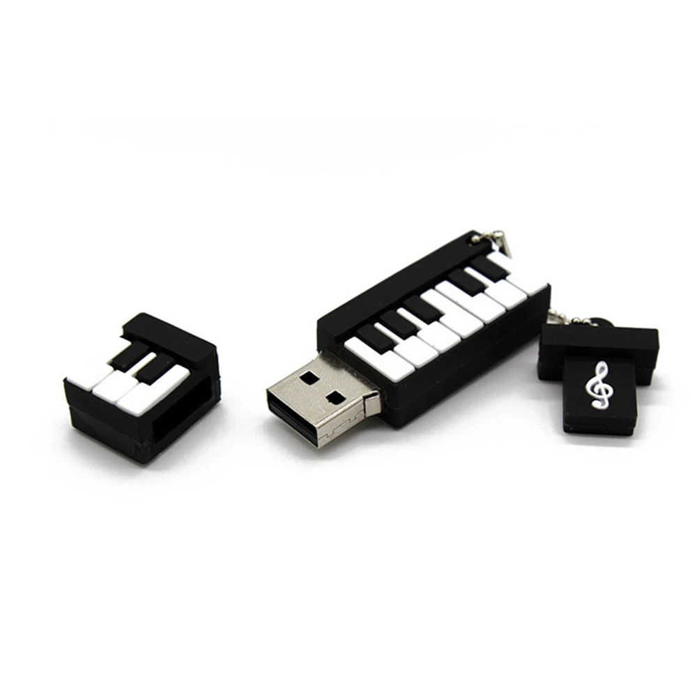 USB-Stick mit hoher Kapazität – Klavierdesign, leichter Memory-Stick, wasserdicht, kompakt und langlebig, kreatives Flash-Laufwerk