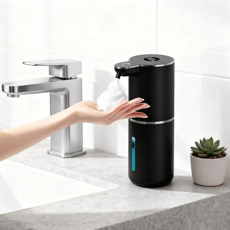 380ML Touchless IPX5 Waterproof 4-Gears Adjustable Foam/Gels Automatic Sense Soap Dispenser Electric Hand Dish Washing Machine