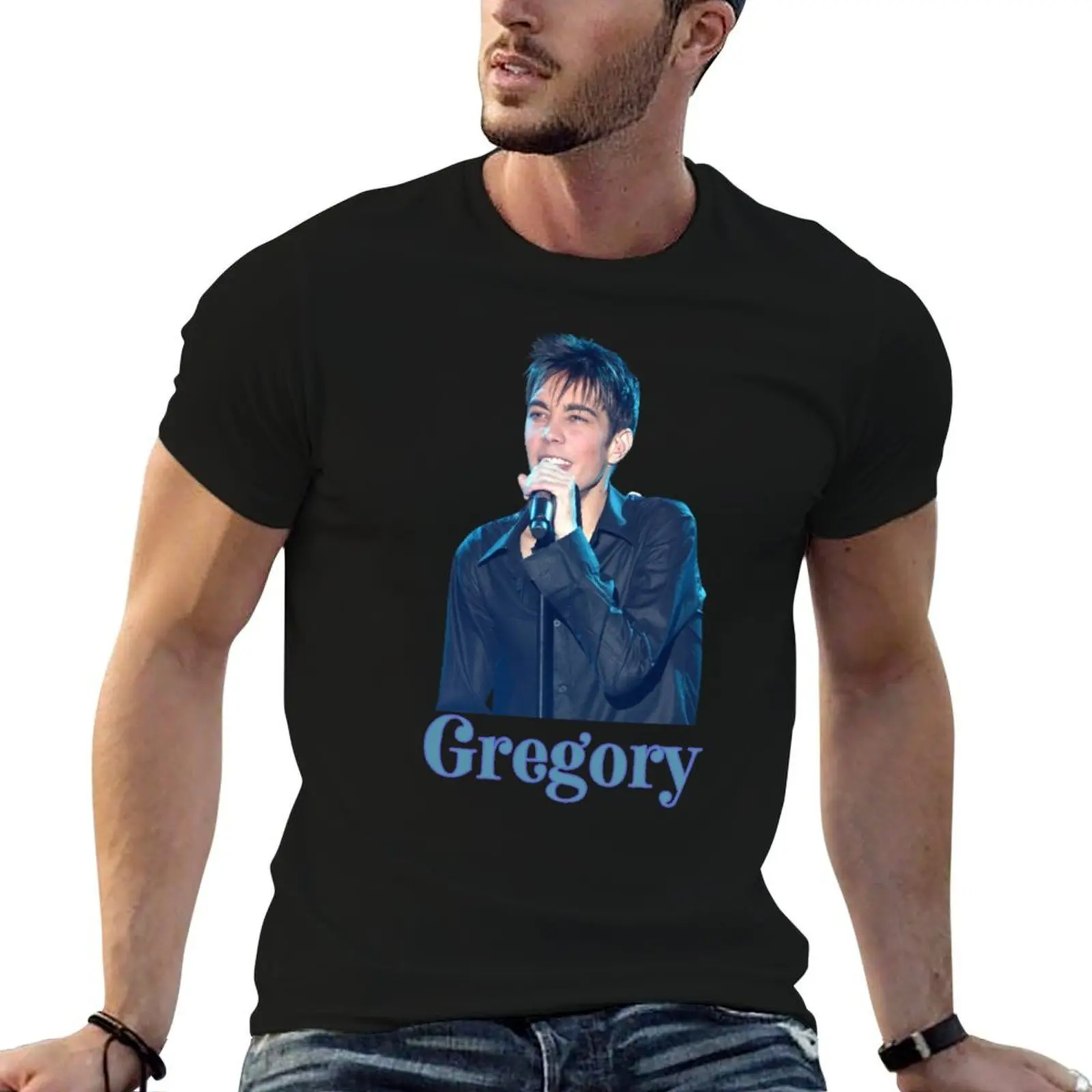 Gregory lemarchal - Rip gregory lemarchal singer T-Shirt vintage anime shirt basketball graphic tees t shirts men