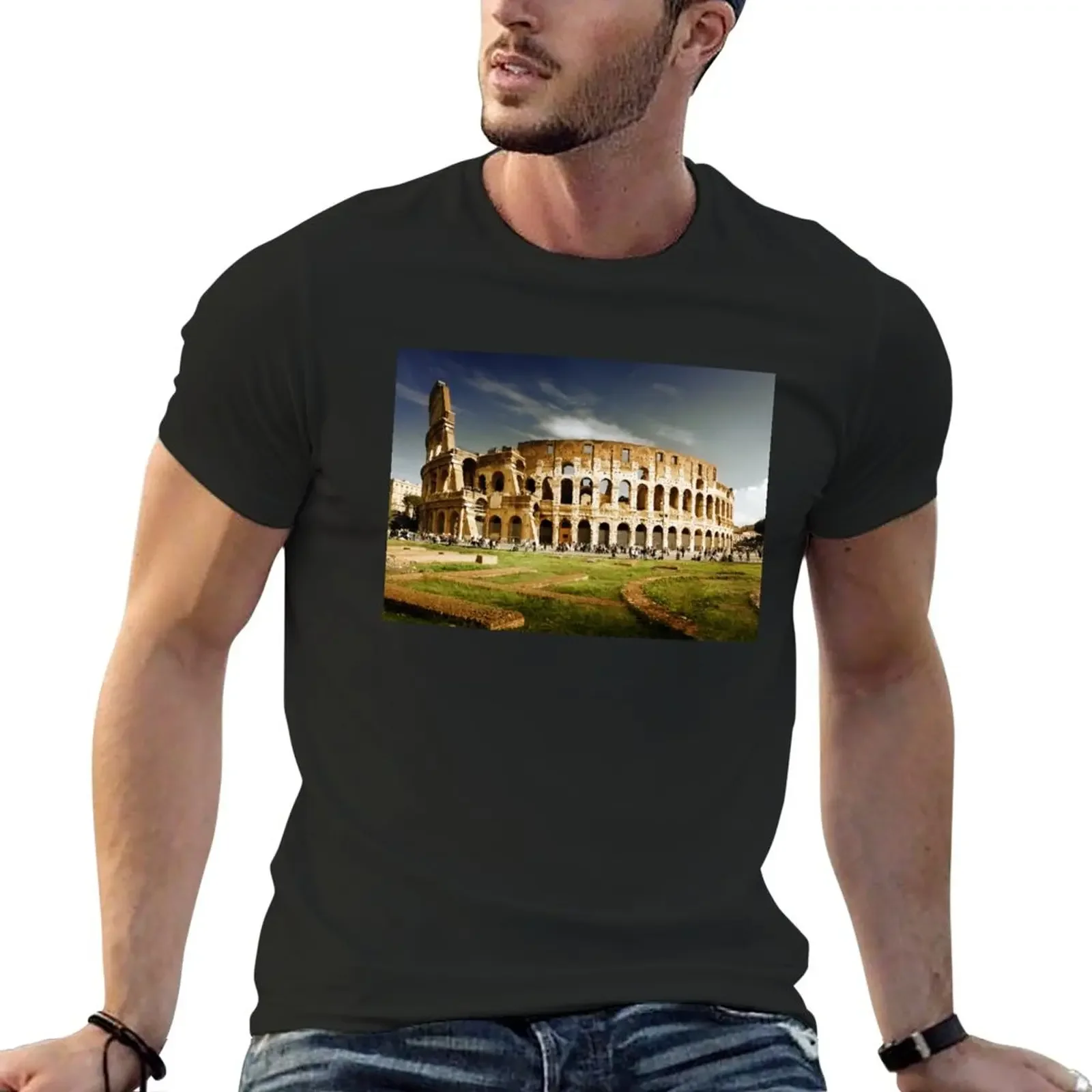 Rome - Coliseum T-Shirt sports fans tops mens graphic t-shirts