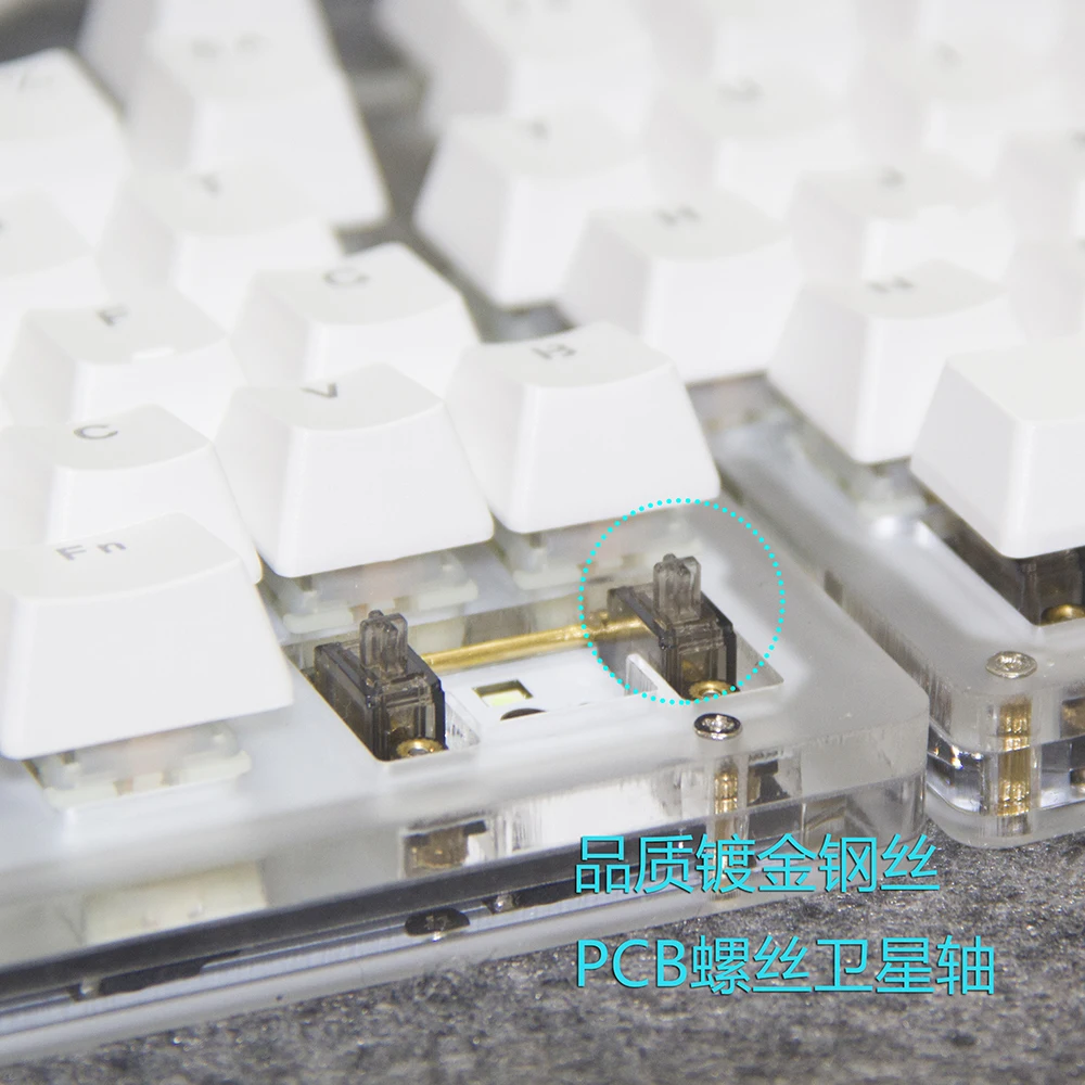 人間工学に基づいたメカニカルキーボード,プログラム可能なマクロLEDライト,新しい78キー