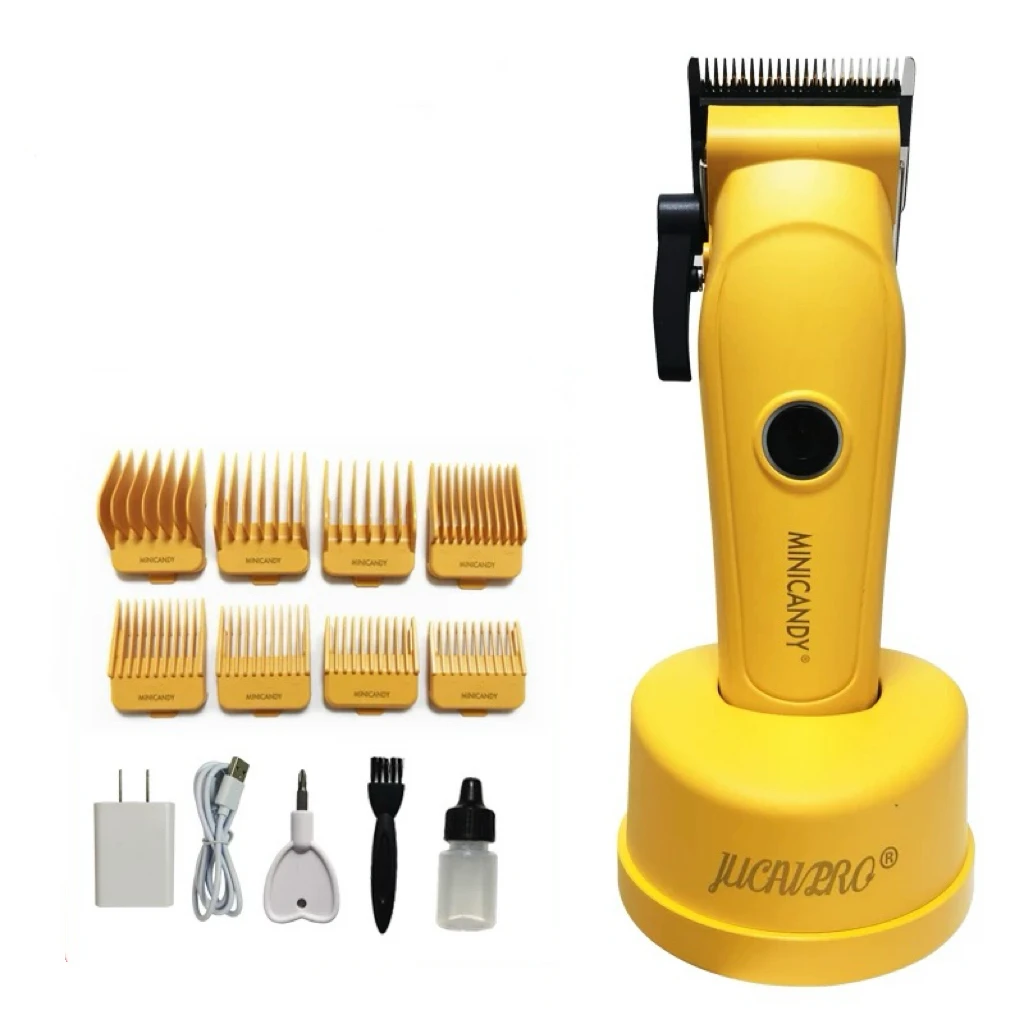 JUCAI PRO Профессиональная мужская машинка для стрижки волос JC01 MINICANDY, 8800 об/мин, лезвие DLC, беспроводная машинка для стрижки волос, триммер для мужчин JUCAI PRO Профессиональная мужская машинка для стрижки волос JC01 MINICANDY, 8800 об/мин, лезвие DLC, беспроводная машинка для стрижки волос, триммер для мужчин