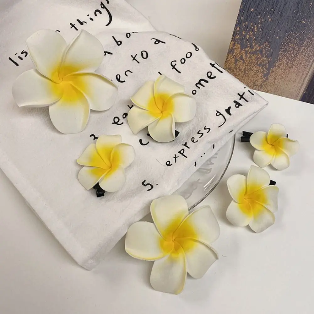 Korean Style Simulation Flower Hair Clip Bohemian Style Duckbill Clip Flower Hairpin Female Hair Accessories Headdress