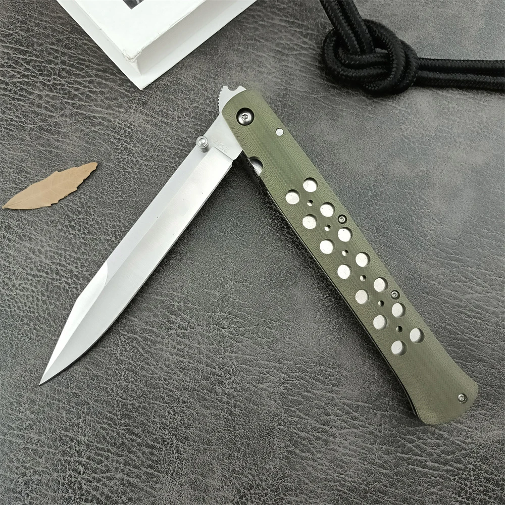 Newest Pocket C/S Ti-Lite Folding Knife with Box AUS8 Blade G10 Handle Flipper Assisted Outdoor Knives Hunting Portable EDC Tool