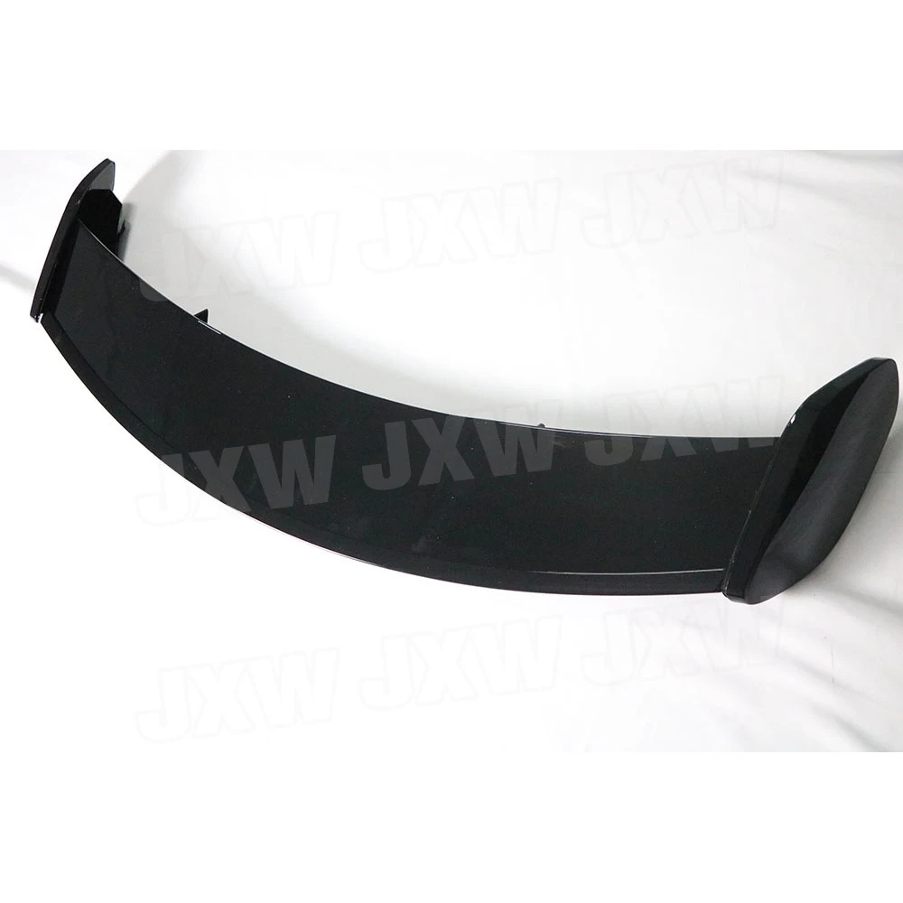 JXWANCF ABS أسود لامع خلفي الجذع الشفاه سبويلر لبنز A-Class A180 A200 A260 W176 لأجنحة المفسد الخلفي AMG ABS