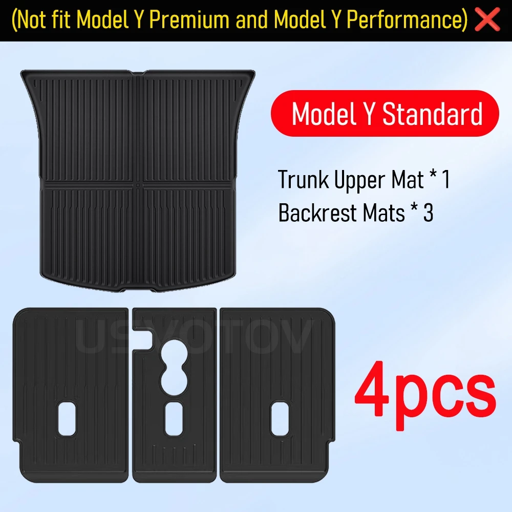 Trunk Mats 4pcs