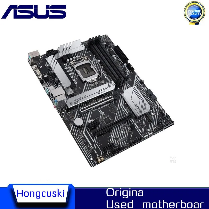 For Asus PRIME B560-PLUS Original Desktop Used for Intel B560 DDR4 PCI-E 3.0 Motherboard LGA 1200 USB3.0 M.2 SATA3