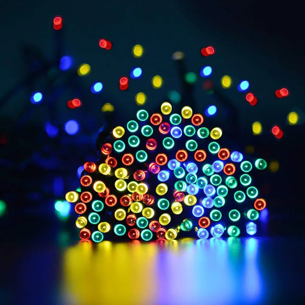 

Solar LED String Lights Outdoor Waterproof Warm White Decorative Lights for Patio Deck Wedding Christmas Garden Party