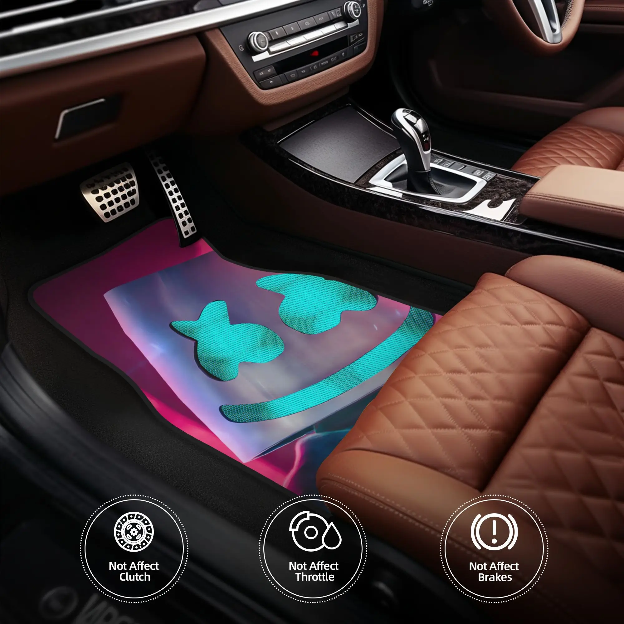 Four-Part Floor Mat Set With Coordinated Tidy Style, Top Choice For Daily Drivers' Interior Upgrade, Universal Fit For Multiple