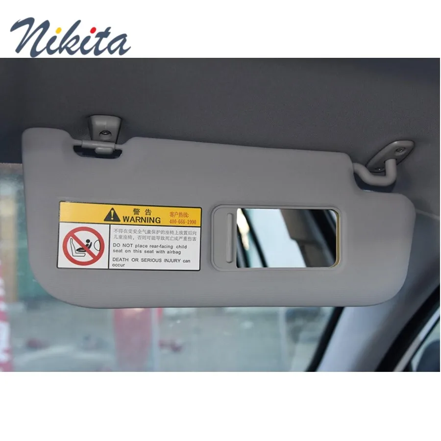 Grey Sunvisor Left Driver Side Car Sun Visor Shade For Great Wall Haval H5 H6 M6 H6 Coupe H9