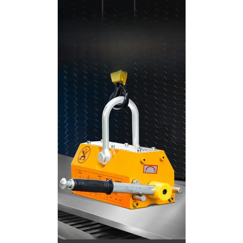 Permanent magnet lifting device, magnetic lifting 600KG1T strong 2 tons iron suction cup, 400KG magnetic lifting magnet