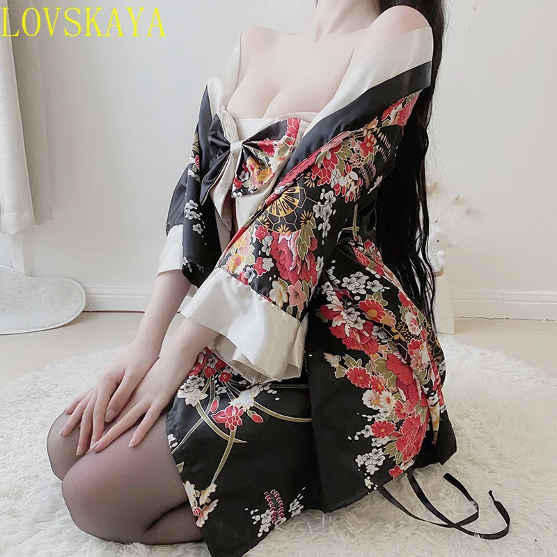 

New Japanese Style Passionate Lingerie Seductive Uniform Sexy Lingerie Pajamas Women's Belly Dance Dress