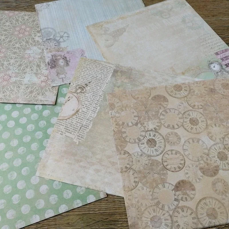 Our Time Patterned Scrapbooking Paper Pack Handmade Craft Background Pad Single-side Printed