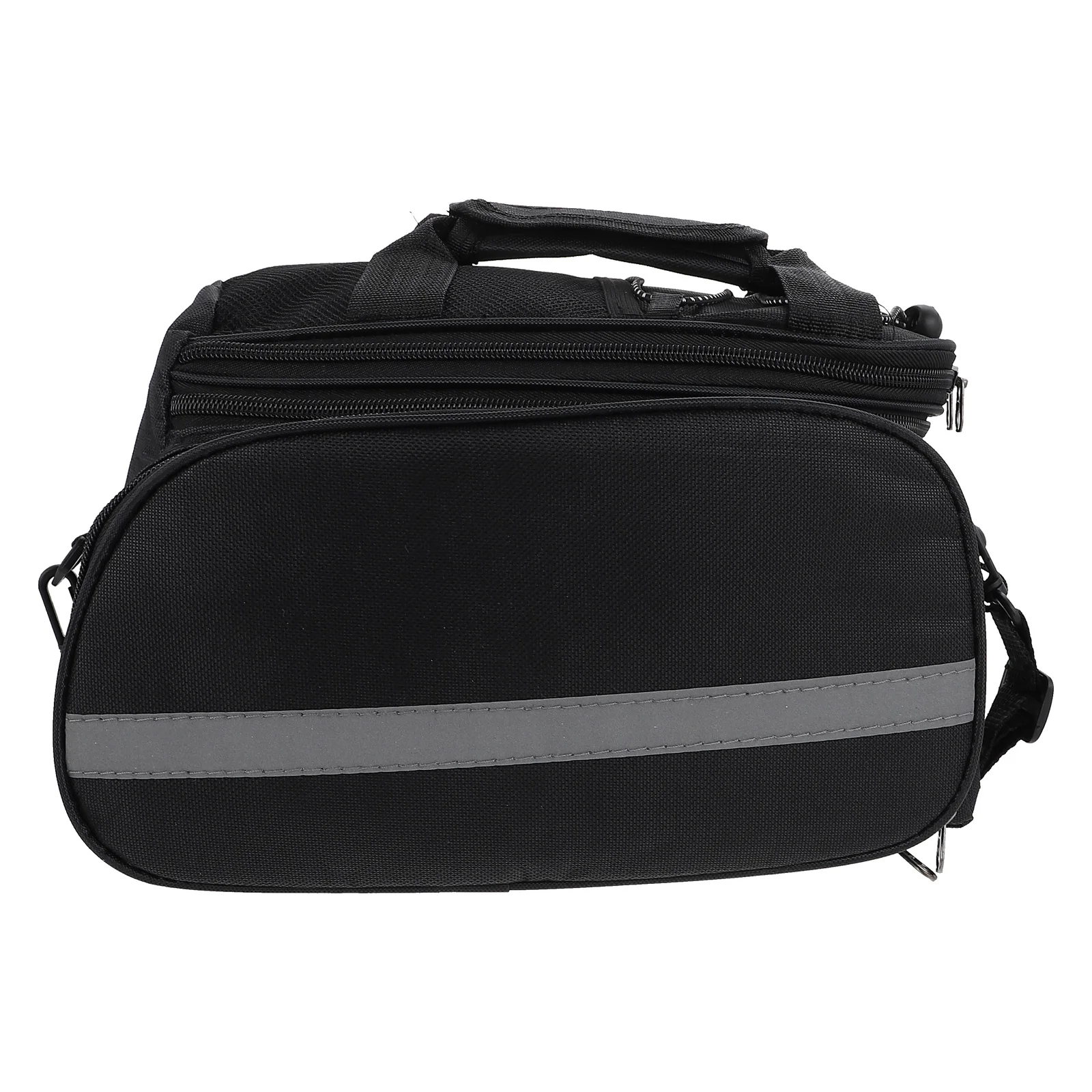 

Mountain Bike Pack Large Capacity Waterproof Oxford Cloth Rear Rack Cargo Storage Reflective Strip Durable Bike Bag