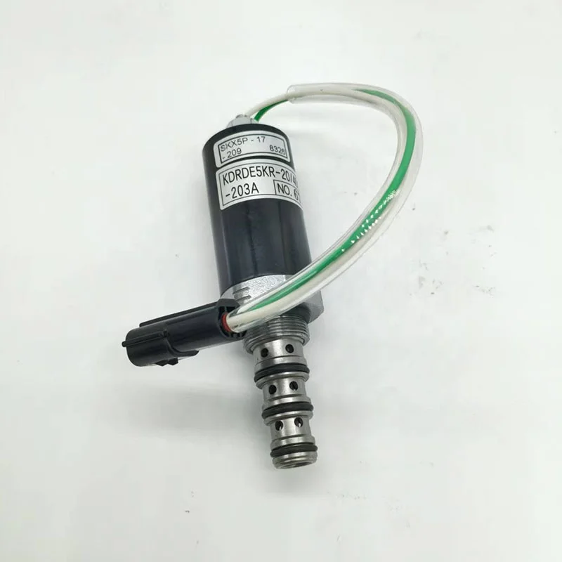 

KDRDE5KR-20/40C07-203A SK200-6E SK230-6E Hydraulic Solenoid Valve SKX5P-17-208 VOE14574269 Valve