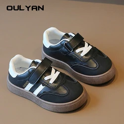 Children's Training Shoes 2024 Fashion Boys Sports Board Shoes Casual Girls White Shoes Soft Sole Baby Sneakers