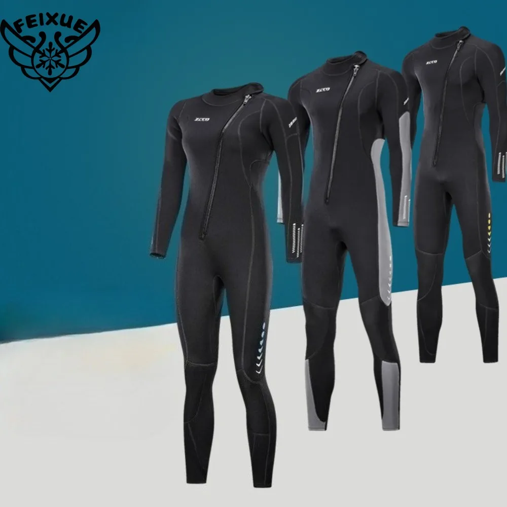 

New 3mm Neoprene Wetsuits Full Body Scuba Diving Suit Men Snorkeling Surfing Swimming Long Sleeve Keep Warm Water Wetsuits